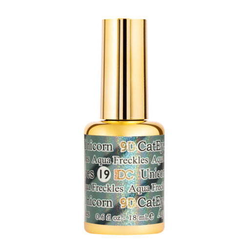 Unicorn #19 - Aqua Freckles - 9D Cat Eyes 0.6 fl oz