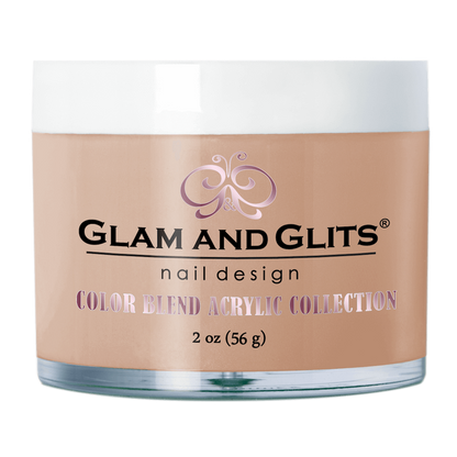 Glam And Glits - Color Blend Acrylic Powder - BL3049 Cover Bare White 2oz