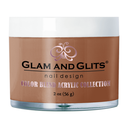 Glam And Glits - Color blend Acrylic Powder - BL3052 Cover Cocoa 2oz