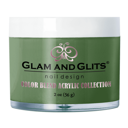 Glam And Glits - Color Blend Acrylic Powder - BL3070 Olive You 2oz