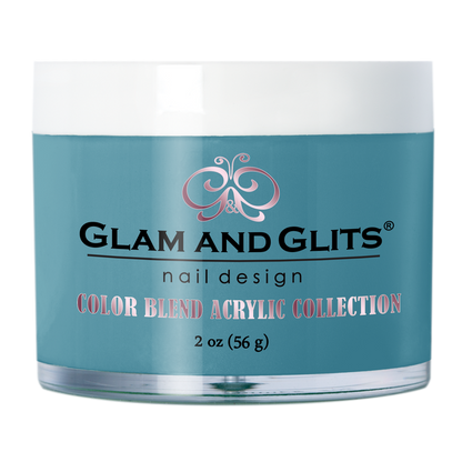 Glam And Glits - Color Blend Acrylic Powder - BL3113 Blue Me Away 2oz