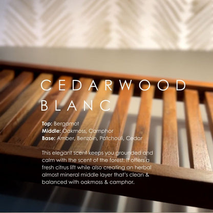 Cedarwood Blanc Reed Diffuser