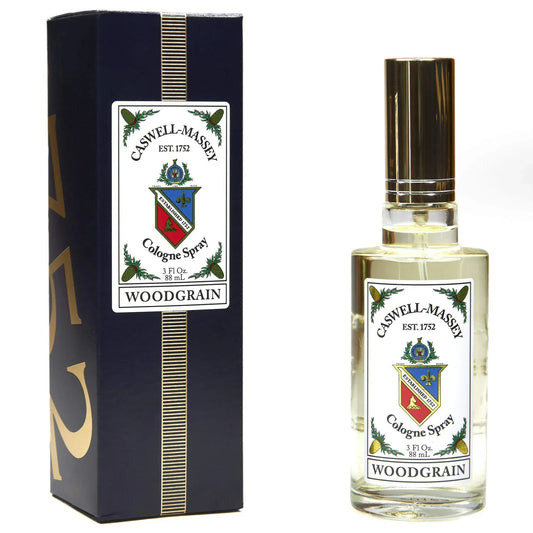 Caswell-Massey Woodgrain Sandalwood Gold Cap Cologne 3 fl oz