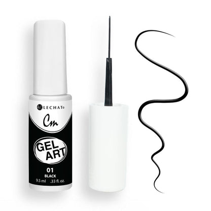 Lechat - CM Gel Art - 01 Black .3oz