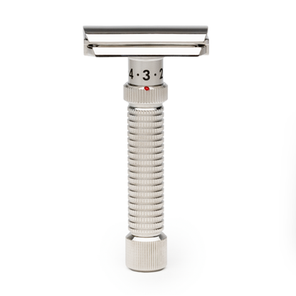 Rex Supply Co. Ambassador Polished Adjustable Stainless Steel DE Razor RSC-101P