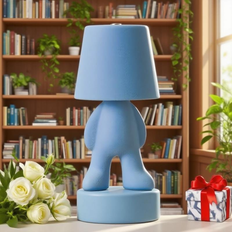 Creative Design Table Lamp, USB Rechargeable LED Night Light, 3-Way Dimmable Modern Night Light for Adults, Nightstand Lamp for Home Living Room Office, Decorative Lights, LED Lights, Lights Bedroom, Cute USB Power Lamp, Dimmable Warm White