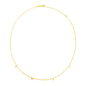 14k Two Tone Gold Love Necklace