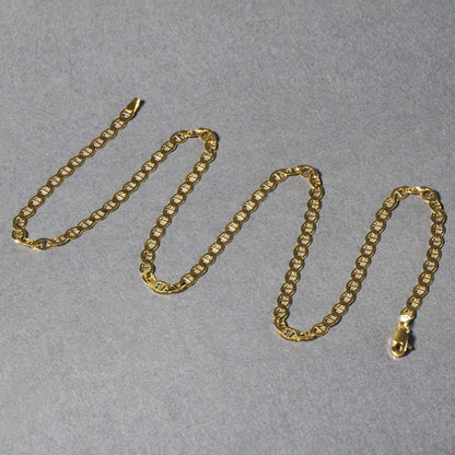 14k Yellow Gold Mariner Link Chain (4.50 mm)