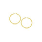 14k Yellow Gold Polished Hoop Earrings (15 mm)