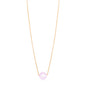 14k Rose Gold Pearl Solitaire Necklace