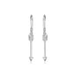 Sterling Silver Polished and Textured Arrow Earrings
