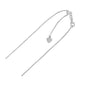 Adjustable Cable Chain in 14k White Gold (1.0mm)