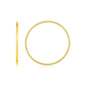 Endless Hoop Style Earrings in 14K Yellow Gold