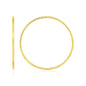 Endless Hoop Style Earring in 14K Yellow Gold