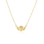 14k Yellow Gold Pendant with Claddagh Symbol