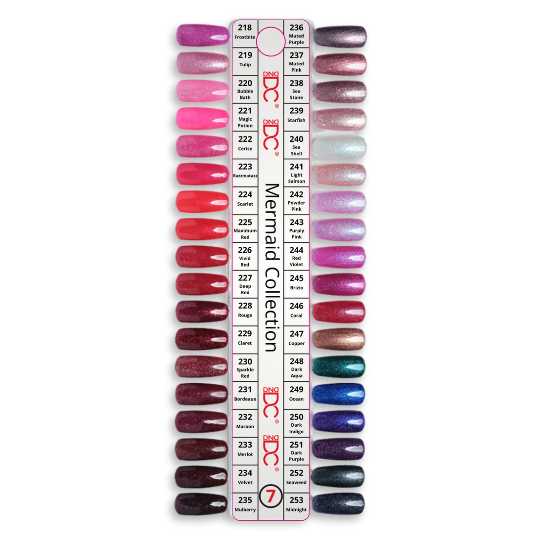 DC #7 Mermaid Collection Color Swatch - Single