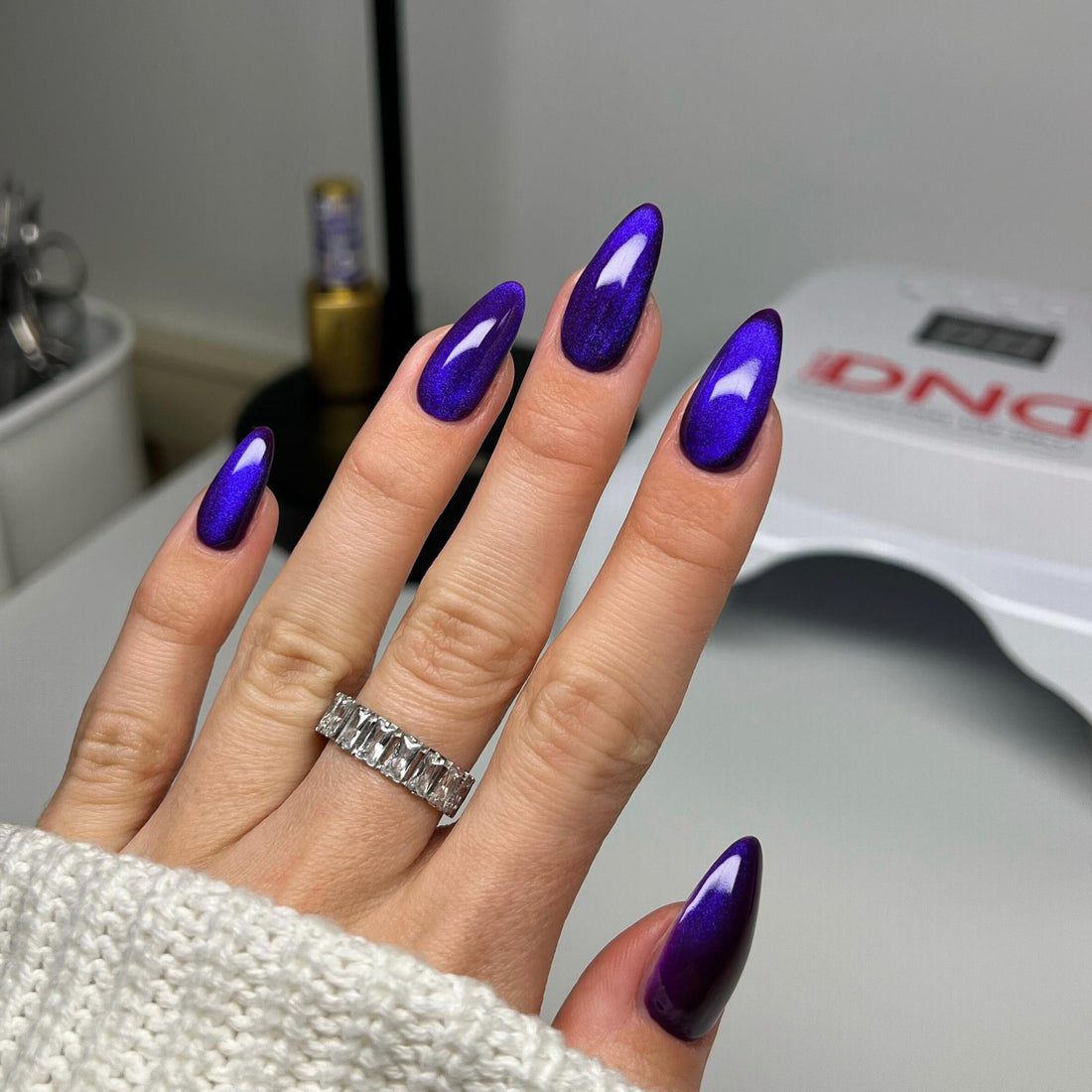 Diva 9D Cat Eyes Glass Ball #03 - Puma Purple