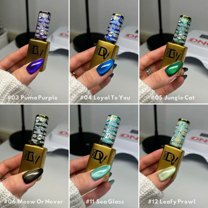 DIVA Framed Color Chart — 9D Cat Eye Glassball
