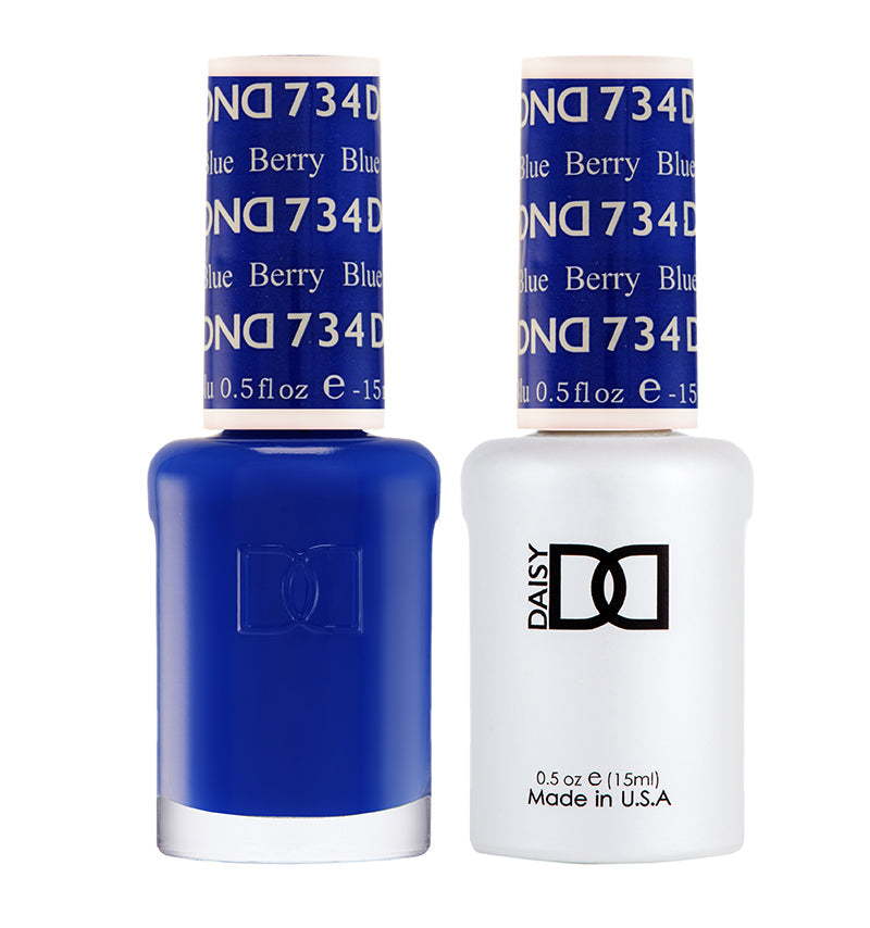 Berry Blue #734 - DND Gel Duo