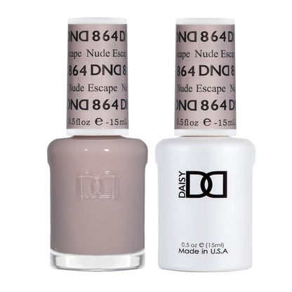 Nude Escape #864 - DND Gel Duo