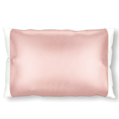 Dusty Pink Silk Pillow Sleeve.