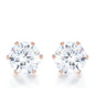 Reign 3.4ct CZ Stainless Steel Stud Earrings