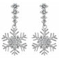 Snowflake Drop Earrings