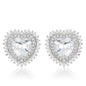 Halo Heart Earrings