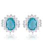 Chrisalee 3.3ct CZ Classic Stud Earrings