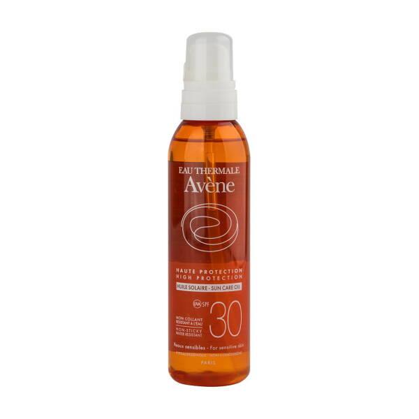 Avene Huile Solaire SPF 30 Sunscreen Body Oil for Sensitive Skin - Water-Resistant, Hypoallergenic, Paraben-Free