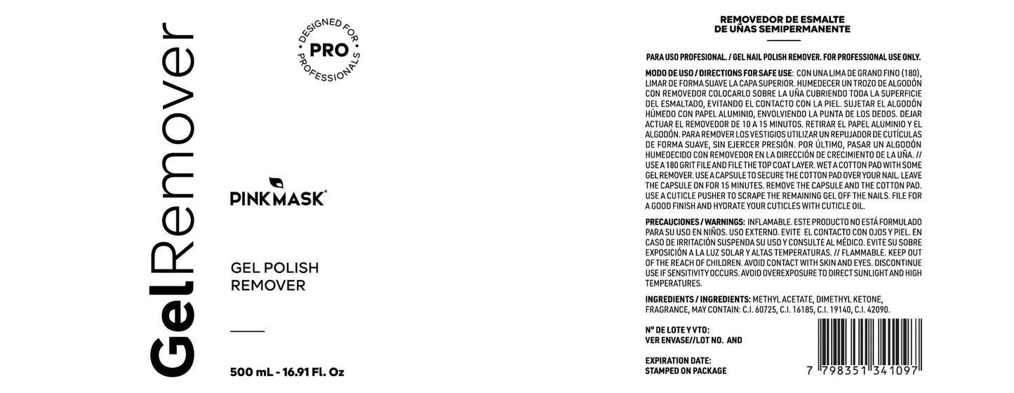 Gel Remover - 7oz