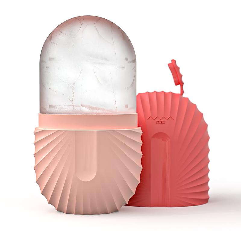 Facial Ice Roller, Refreshing Ice Block Massage Tool, for Facial Care, Can Reduce Swelling and Dark Circles, Shrink Pores and Improve Skin Texture. Gift Set for Both Men and Women'S Facial Ice Rollers.