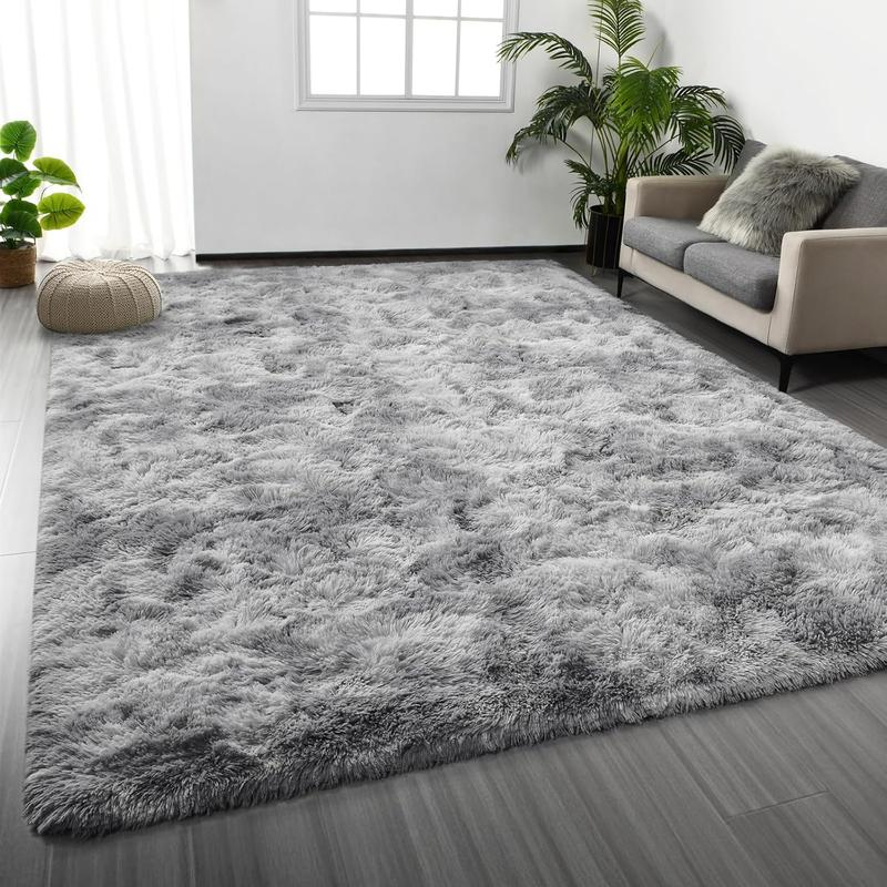 Faux Fur Shag Rug, 1 Count Soft Plush Rug, Comfortable Area Rug, Decorative Carpet for Home Living Room Bedroom, Contemporary Rugs