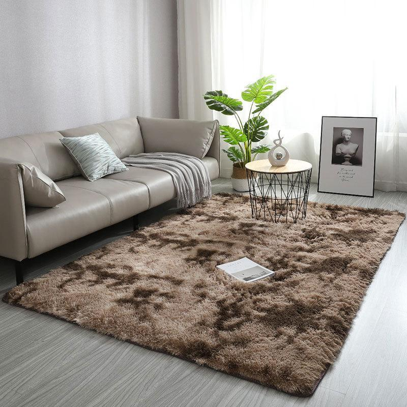 Faux Fur Shag Rug, 1 Count Soft Plush Rug, Comfortable Area Rug, Decorative Carpet for Home Living Room Bedroom, Contemporary Rugs