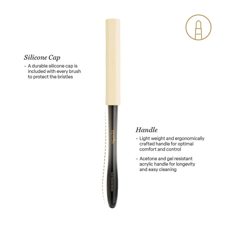 Aprés Flat Round Brush