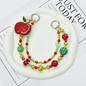 Fruit Bag Accessories,Decorated Handbag Strap, Fashionable Elegant Chain Strap for Handbag, Shoulder Crossbody Bag, Short Handle Replacement Charms