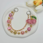 Fruit Bag Accessories,Decorated Handbag Strap, Fashionable Elegant Chain Strap for Handbag, Shoulder Crossbody Bag, Short Handle Replacement Charms