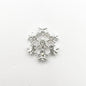 Queen - Nail Charms 10pc - #245 Silver Gem Snowflakes