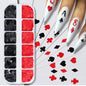Poker And numbers  Nail Art Sequins-