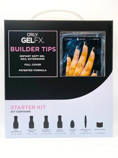 Orly - GELFX - Full Cover Builder Tips Kit - Medium Square 555pc (Limited)