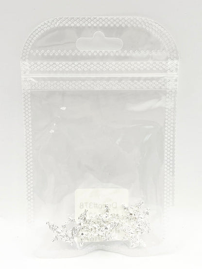Queen - Nail Charms 10pc - #378 Silver Plus Crosses