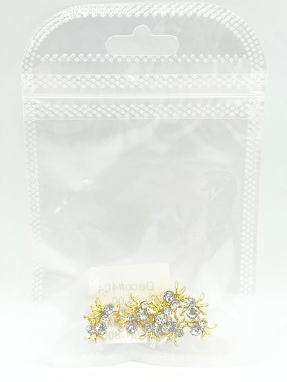 Queen - Nail Charms 10pc - #404 Gold White Ants