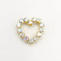 Queen - Nail Charms 10pc - #074 Gold Iridescent Hearts