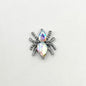 Queen - Nail Charms 10pc - #154 Silver Iridescent Spiders