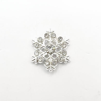 Queen - Nail Charms 10pc - #242 Silver Snowflakes