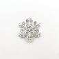 Queen - Nail Charms 10pc - #242 Silver Snowflakes