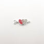Queen - Nail Charms 10pc - #201 Silver Cupid’s Arrows