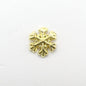 Queen - Nail Charms 10pc - #247 Gold Mini Snowflakes