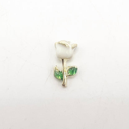 Queen - Nail Charms 10pc - #289 Gold White Roses