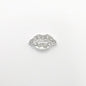 Queen - Nail Charms 10pc - #250 Silver Crystal Lips